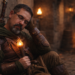 Middle-aged developer portrayed as a resting fantasy adventurer, seated against a stone wall in a torch-lit dungeon, eyes closed during a quiet moment of reflection, symbolizing taking a long rest and refocusing on fundamentals.